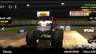 Monster Jam All star Saturday freestyle part 2(Video game monster truck freestyle