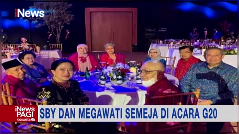 SBY dan Megawati Semeja di Acara Makan Malam KTT G20 Bali