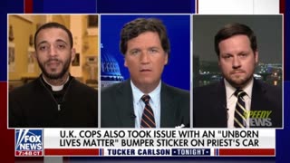 Tucker - Feb 15, 2023 - Catholic Priest arrested for Praying