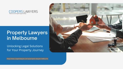 Premier Property Lawyers in Melbourne - Coopers Lawyers