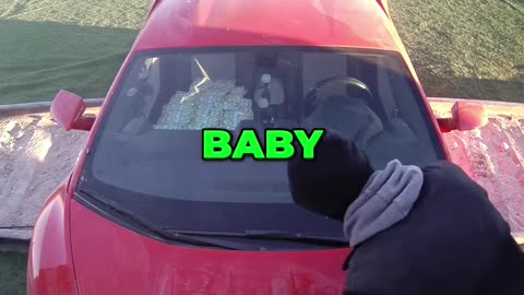 Destroying a Lamborghini