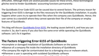 How to Fix QuickBooks Error 6155 When Backing Up the File?