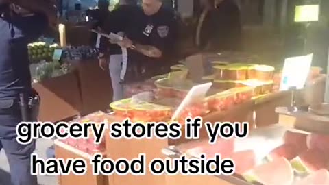 NYPD just want to take away your food for free