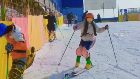[Hilarious Video] This Beginner Skier's Collection of Falls Had Me In Stitches!