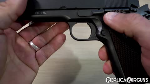 KWC M1911 CO2 Blowback Airsoft Pistol Table Top Review