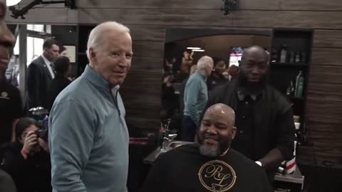 You Can't Make this Stuff Up! Biden visits Barber Shop