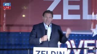 Gov. Ron DeSantis: "If Lee Zeldin gets into office, New York will become a law and order state"