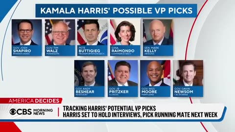 Kamala Harris to make running mate pick soon, sources say