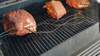 Yoder ys640 Smoked Pork Roasts!!!