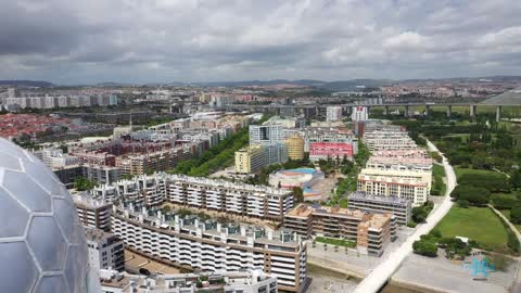 Aerial View 4K | Great Portuguese Hotels | Myriad by Sana | Lisbon | Portugal