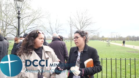 A Muslim Lady Says She is Also A Christian & A Jew! DCCI Speakers Corner