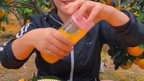 Making orange juice