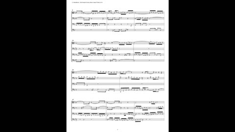 J.S. Bach - Well-Tempered Clavier: Part 2 - Fugue 19 (Trombone Quartet)