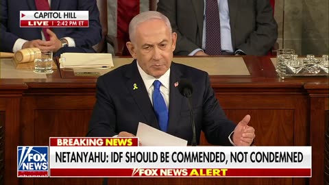 *FULL SPEECH*: Israeli PM Netanyahu addresses Congress as country continues its fight against Hamas