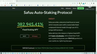 Safuu Token. The Auto Millionaire Crypto Token With Insane APY. Turn $1000 Into $3.8 Millions.