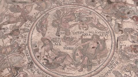 Rare Roman mosaic unearthed near Syria's Homs