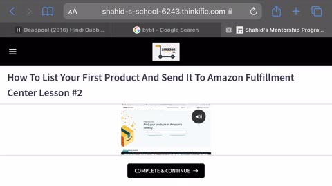 Part-13 How To List Your First Product And Send It To Amazon Fullfilment Center Lesson#1