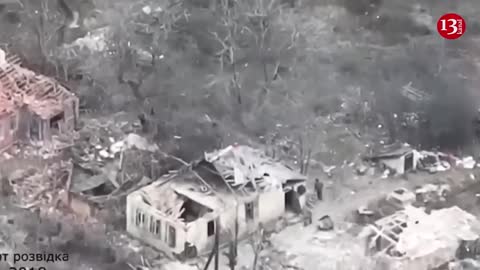 The Russians found nowhere to flee - artillery fire blew up the house they were hiding in