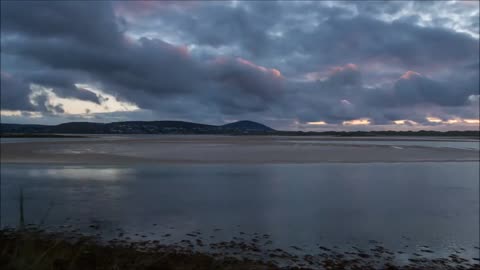 Time Lapse. Beautiful Cloudy Sky