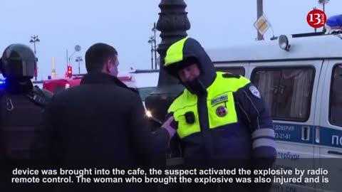 This’s how explosive was set off - Footage from cafe where prominent Russian blogger was killed