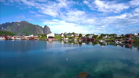 lofoten islands is an archipelago in the county of nordland norway