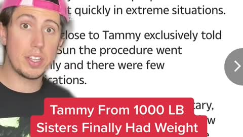 Tammy From 1000 LB Sisters Finally Had Weight Loss Surgery!