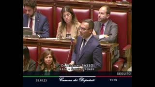 🔴 On. Sasso in Aula: "Finché ci sarà la Lega al Governo, la propaganda di gender se la scordano!"