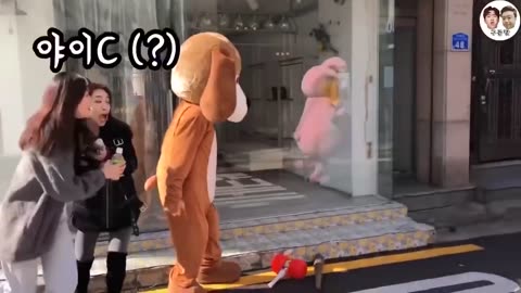 Super Funny scary Korean prank