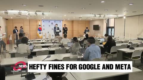 S. Korea fines Google and Meta for violating privacy law