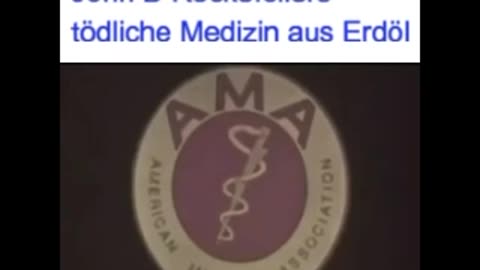 Tödliche Medizin aus Erdöl seit D. ROCKEFELLER...🙈🐑🐑🐑 COV ID1984