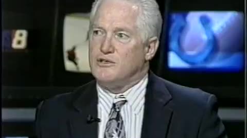 April 23, 1995 - Colts VP Bill Tobin Visits Indy's 'Sports Locker'