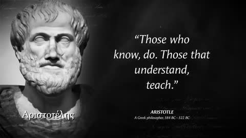 Aristotle's Quotes which are better Known in Youth to Not to Regret in Old Age