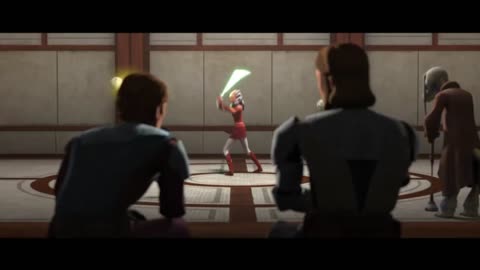 Anakin and Obi Wan Watch Ahsoka Train | Tales Of The Jedi | Episode 5 Disney+