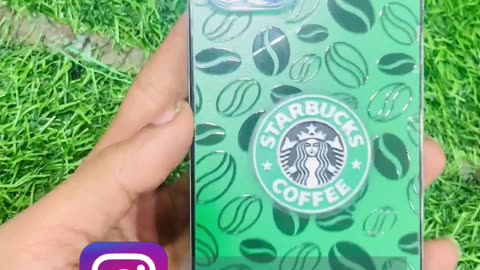 iPhone 12 Pro customise Starbucks wrap skin #customise #lemination #starbucks #iphone12pro