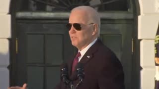 Weirdo Biden Does it Again, Interrupts His Speech and Tells Audience Members, “Don’t Jump!”. Biden to plaintiffs of gay-marriage lawsuits: "DON'T JUMP"