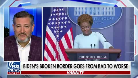 Senator Cruz rips White House Press Secretary for lying about the crisis at the border