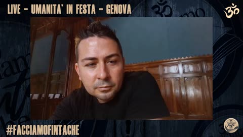 GIANLUCA LAMBERTI intervista MASSIMO CITRO durante "Umanità in Festa" a Genova il 10 Giugno