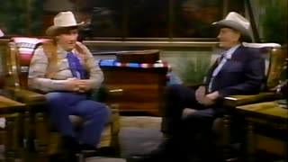 1987 - Gene Autry on Kissing Ann Miller in 'Melody Ranch'