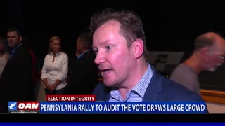Pa. rally to audit the vote draws large crowd