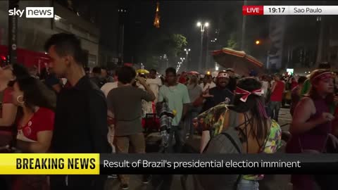 Lula supporters jubilant in Sao Paulo as they smell victory