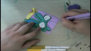 ZORAK ACEO CARD DRAWING