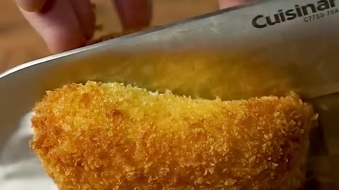 Fried Mozzarella Cheese ASMR