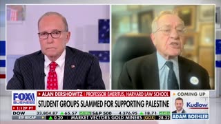 'Too Little, Too Late': Dershowitz Hammers Harvard President Over Pro-Hamas Letter