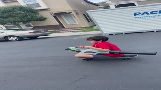 Leaf Blower Gives Needed Push