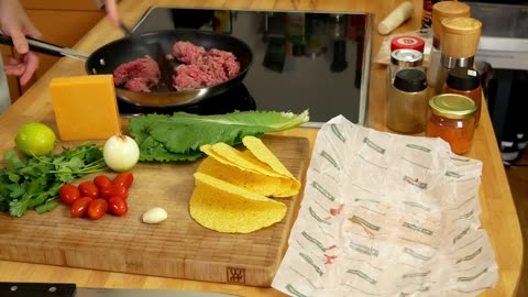 Tacos selber machen _ Rezept mit Hackfleisch