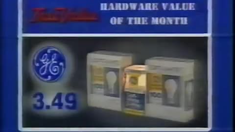 February 14, 1989 - GE Light Bulbs on Sale at True Value Hardware