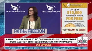 FULL SPEECH: Tiffany Justice Faith and Freedom Coalition: Road to Majority Conference 6/24/23