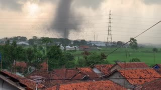 A Turbulent Tornado In Indonesia