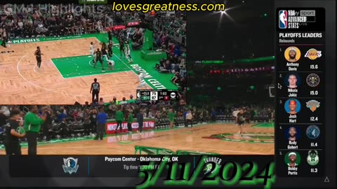 Celtics vs Cavs Game 3 5/11/2024 8:30 PM EST