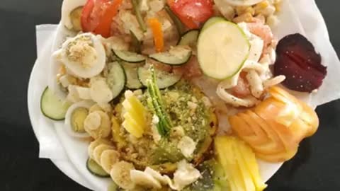 Healthy salad maroccain